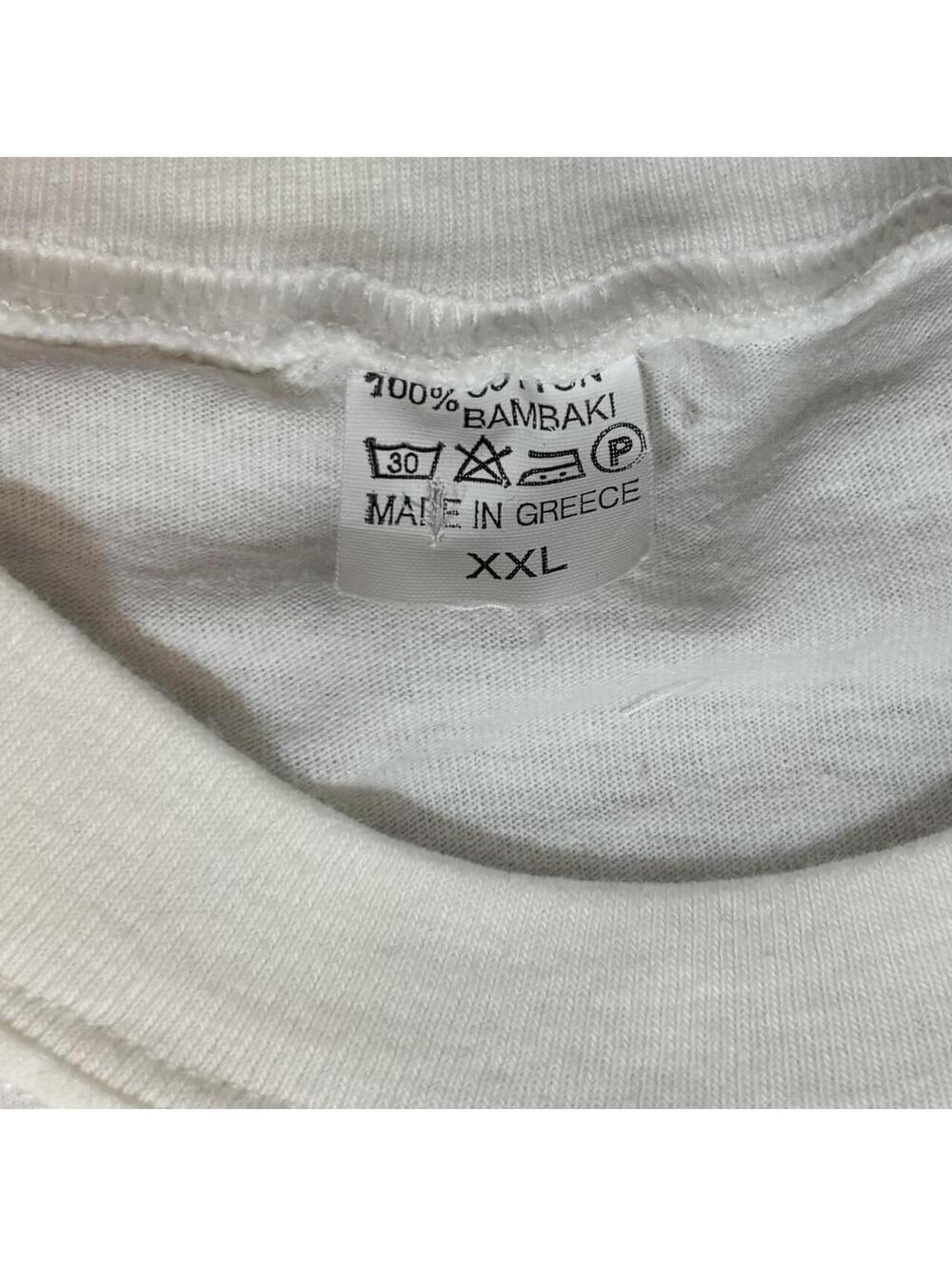 Vintage VTG Athens Marathon Long Sleeve T Shirt XXL Made in Greece Bambaki - Picture 5 of 7